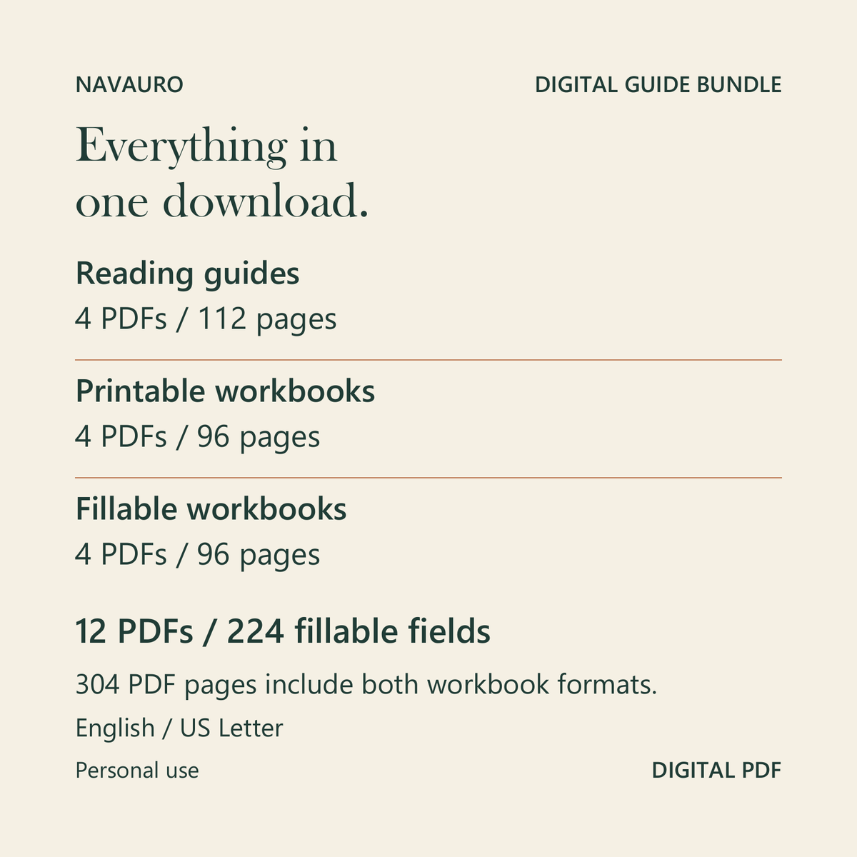NAVAURO Back to Your Life - Everything in one download.. Choose one guide for the moment.
